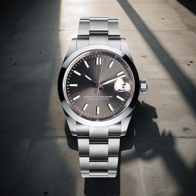 

Tandorio 36 мм/39 мм серый Sunbrust DateJust стиль роскошные деловые сапфировое стекло 200 м водонепроницаемые японские мужские часы NH35A для мужчин