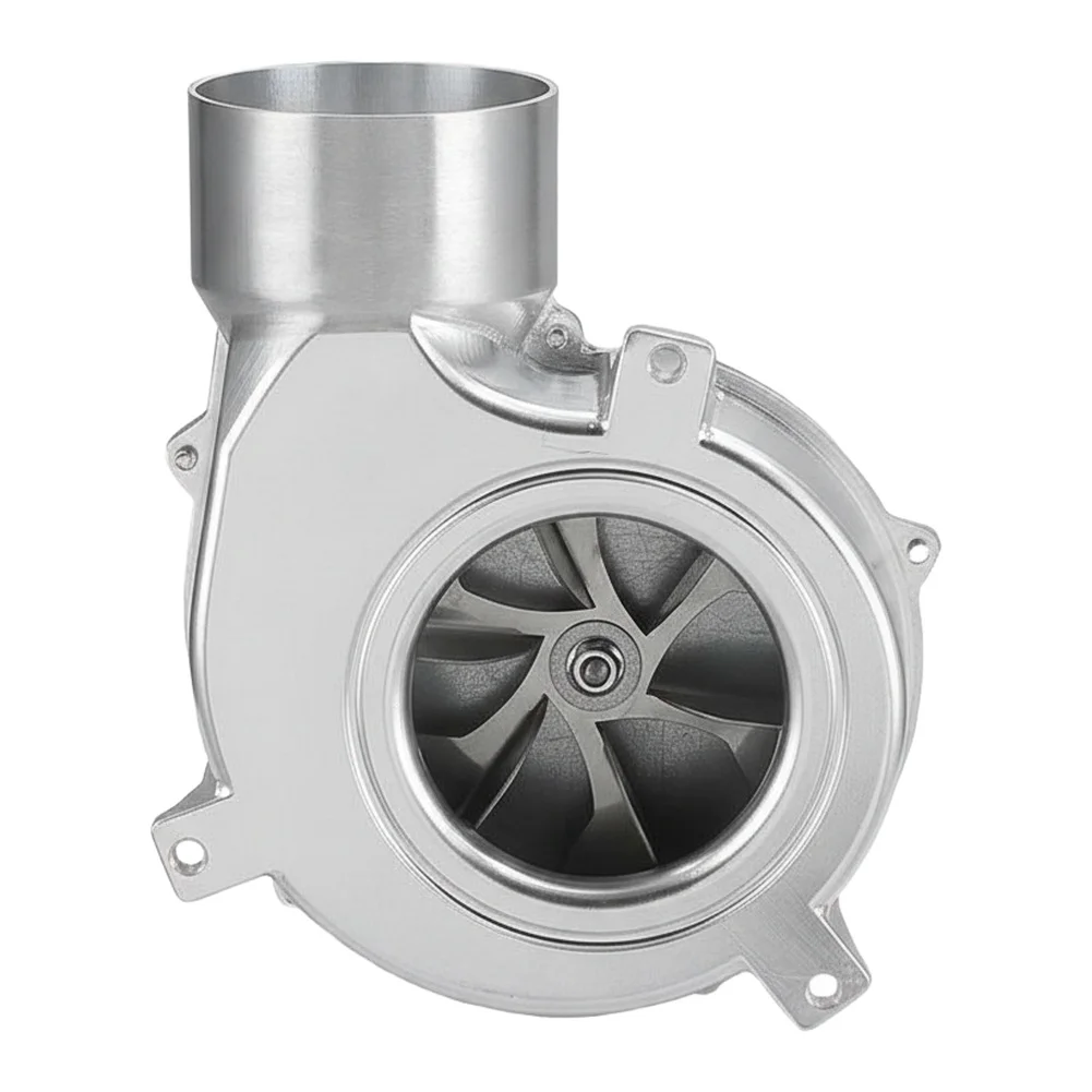 30W Aluminum Alloy Induced Draft Fan Pellet Furnace Blower Low Noise 220V High Airflow Heating System Accessory