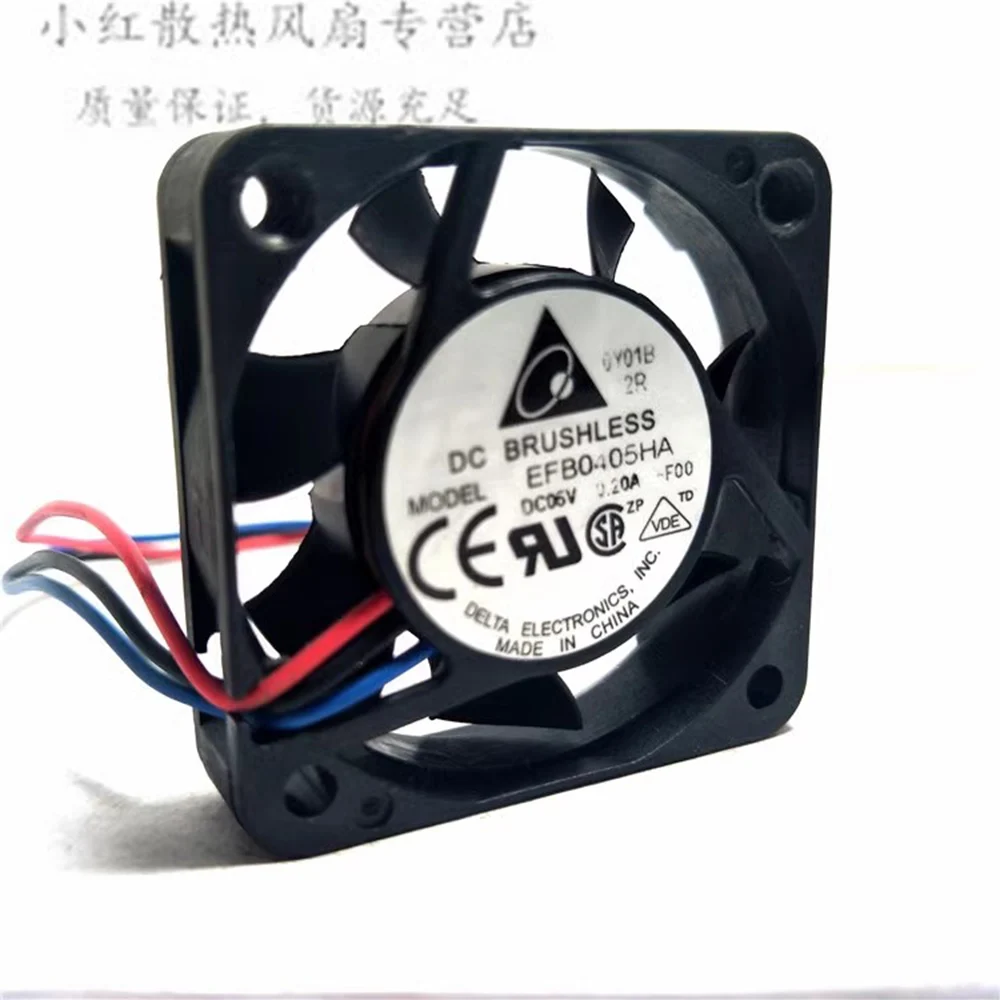 for Delta EFB0405HA 4010 4cm 40mm 5V 0.20A three wire speed cooling fan 40*40*10mm