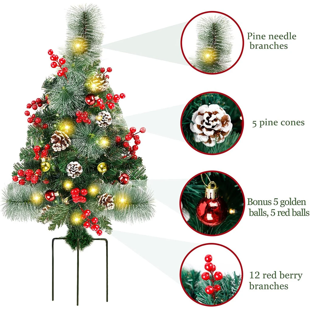 

Garden Light Christmas Tree Yard Lawn Light Landscape Lighting 2024 Christmas Decoration Outdoor Lights