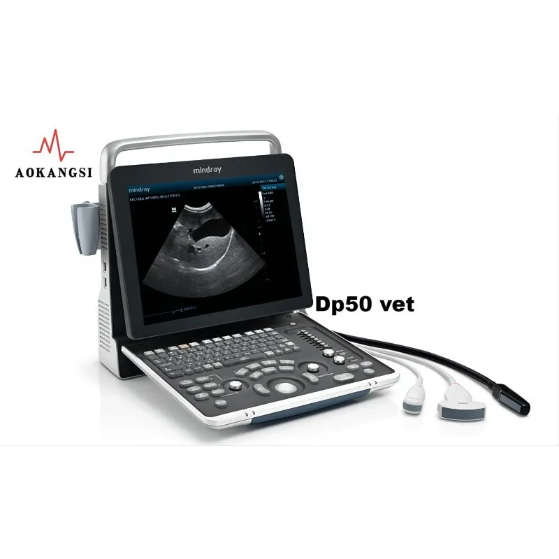 Veterinary Dp50 Vet Black White Ultrasonic Device Portable PW Function Eco Ultrasound Scanner With Mic-convex Probe