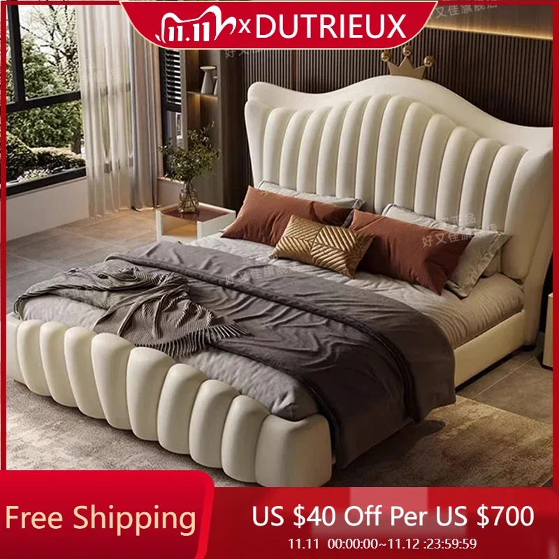 

Storage Floor Bed Castle Full Girls Design Floating Wooden Hospital Multifunctional Bed Beauty Letto Matrimoniale Home Furniture