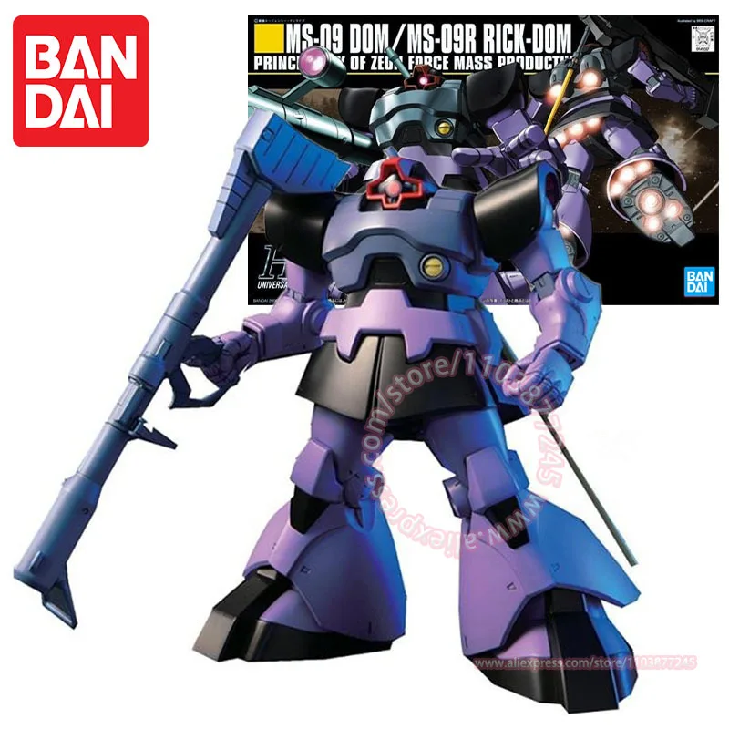 

BANDAI HGUC 1/144 MS-09R RICK-DOM собранная модель анимация периферийные детские игрушки подарок на день рождения украшение рабочего стола