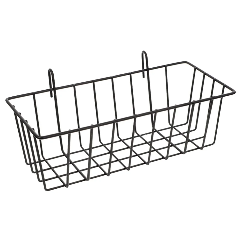 Wall Hanging Storage Rack Small Wire Basket Shower Multifunction Household Kitchen Iron Bathroom Toiletries Wrought Organizer