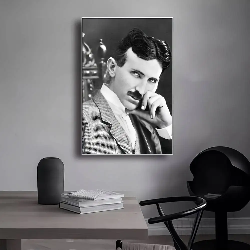 نيكولا تي تسلا x ديكور قماش المشارك المنزل مكتب مقهى بار ديكور الشمال ديكور الهدايا غرفة المنزل