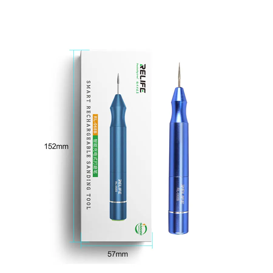 

RELIFE Charging Smart Rechargeable Sanding Pen For CPU IC Motherboard Screen Lattice Cutting Grinding Polished Repair