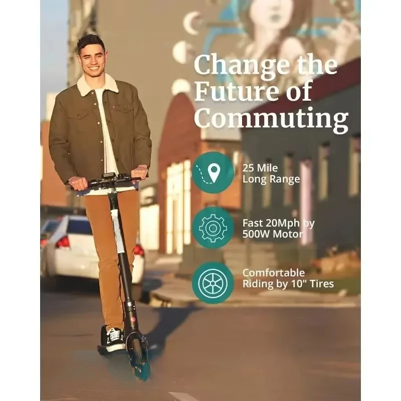 Electric Scooter Electronic Lock Foldable Commuter E-Scooter for Adult Scooter Electric Skateboard