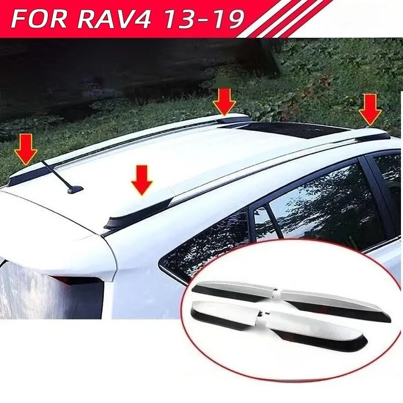 

Подходит для Toyota RAV4 2013-2018: Заглушка рейлинга, крышка багажника на крыше, замена накладки на рейлинг, автомобильные внешние аксессуары