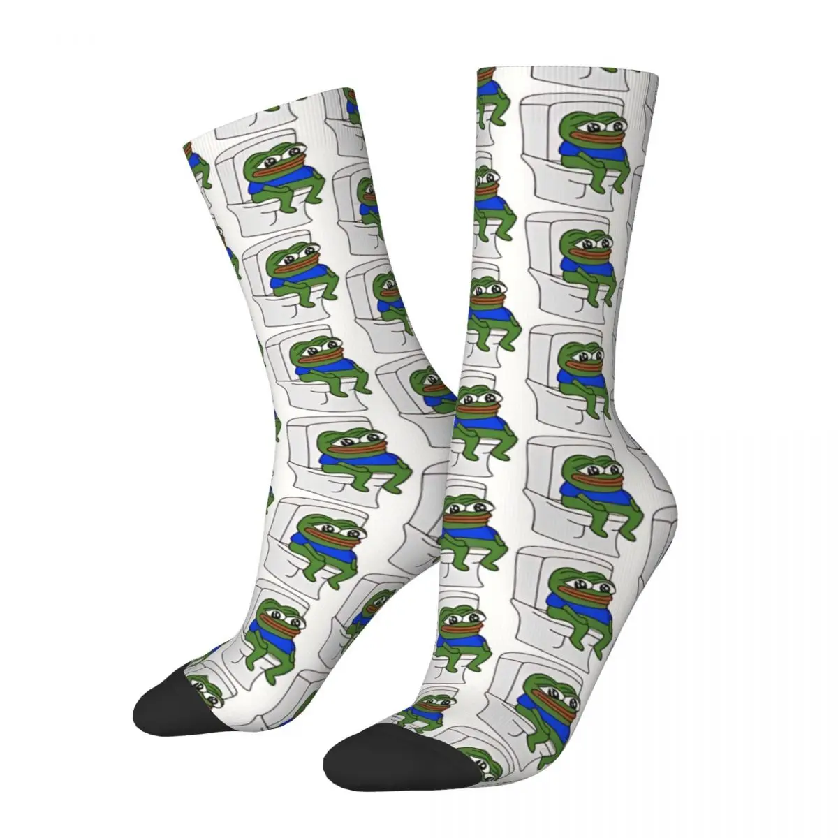 

PeePoPooPoo Sad Frog Unisex Winter Socks Warm Happy Socks Street Style Crazy Sock