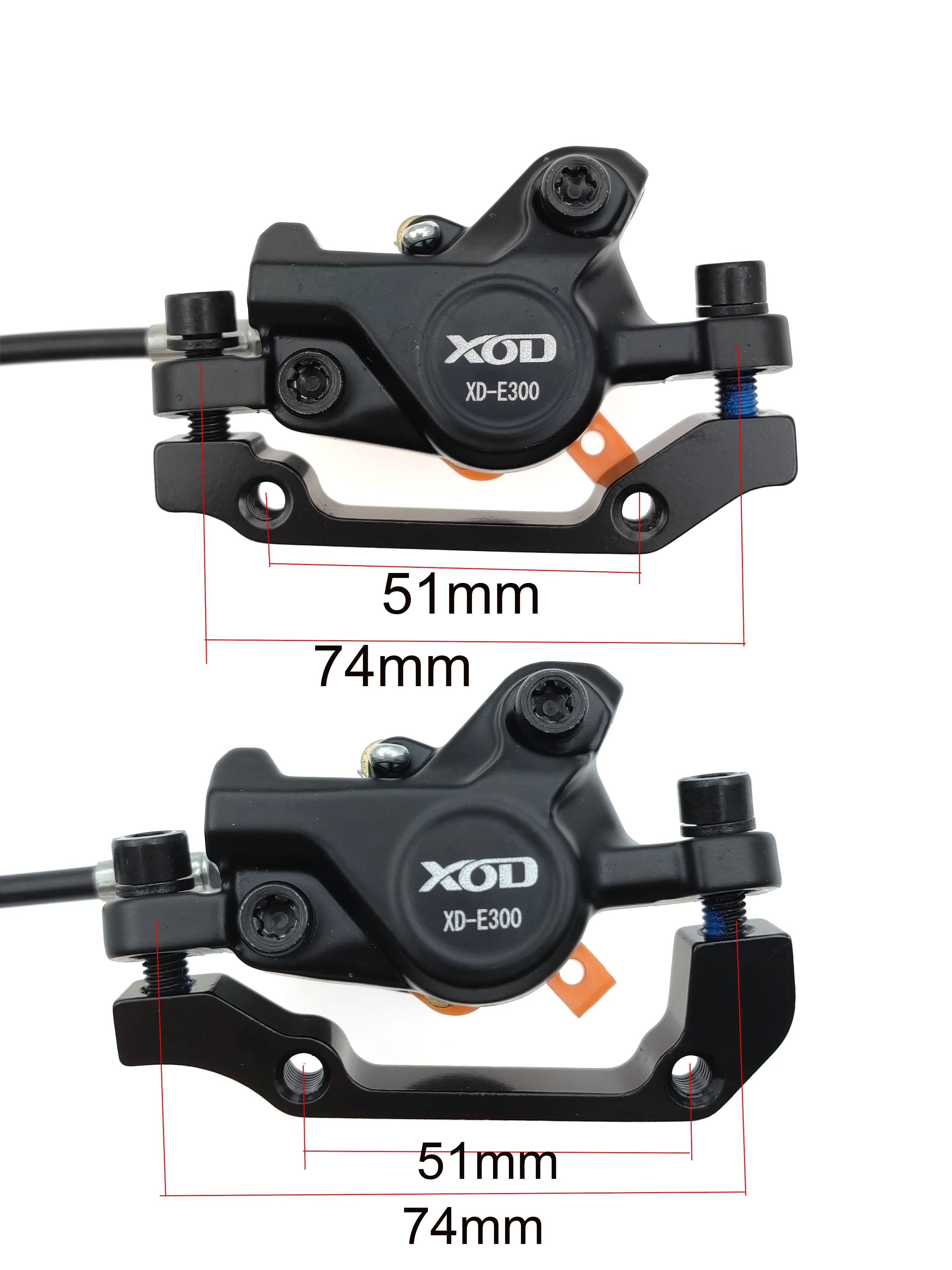 XOD E-Bike Electric Folding Bicycle MTB Hydraulic Disc Brake Power Off For Driving Oil Disc Brake Of Bicycle Brake Caliper Parts