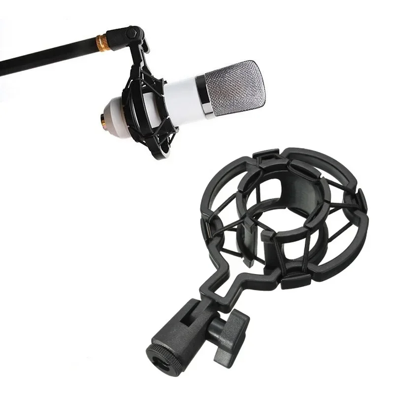 Universal Professional Condenser Microphone Mic Shock Mount Holder Studio Recording Bracket for Large Diaphram Mic Clip