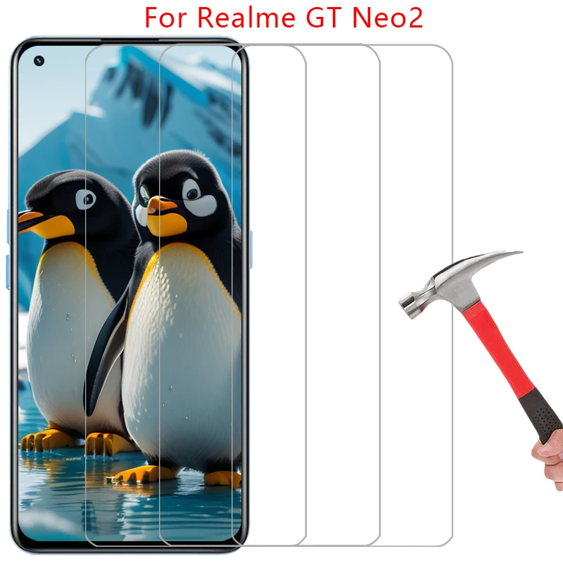 واقي شاشة من الزجاج المقسى لهاتف Realme gt neo 2 على Realmegt gtneo neo2 gtneo2 5g فيلم Realmi Reali relme Real me