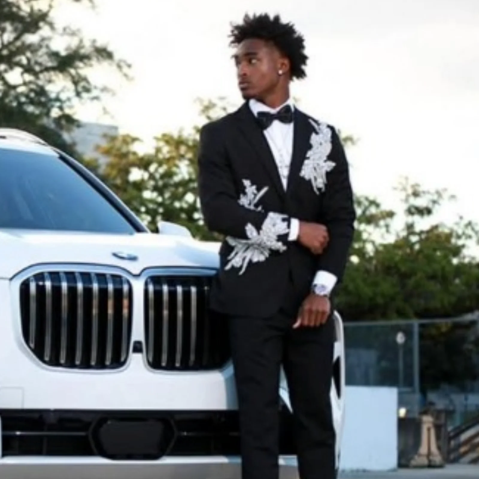 

Мужской костюм с индивидуальной отделкой стразами и пайетками, высококачественный свадебный смокинг, приталенный крой, комплект из 2 предметов, пиджак для жениха