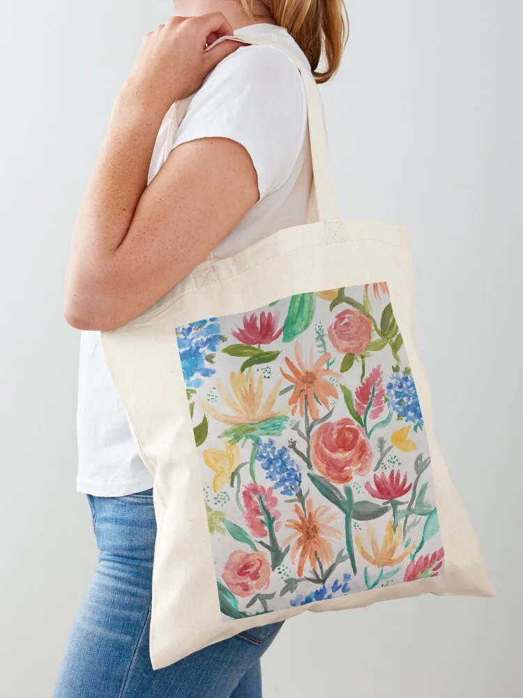 

Watercolor Flowers Tote Bag tote bag Women's tote bag Women's Gift