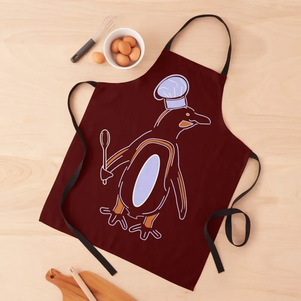 

Chef Penguin Special Apron For Cosmetologist For Men beauty master cookings for women Apron