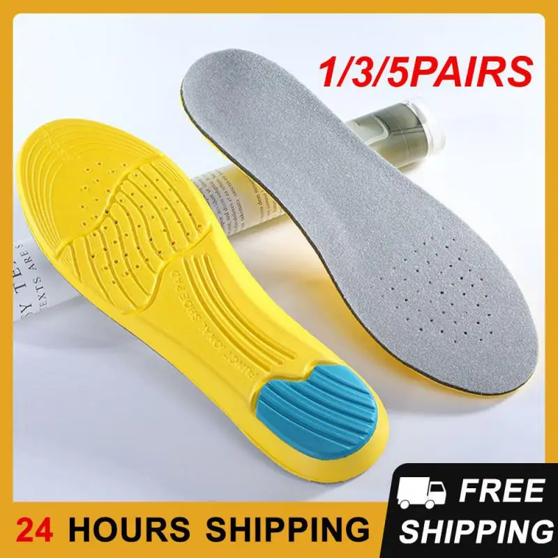 

1/3/5PAIRS Insole Breathable And Comfortable 1 Pair Sweat-absorbing Insoles Shoe Training Insoles Non-slip 30g