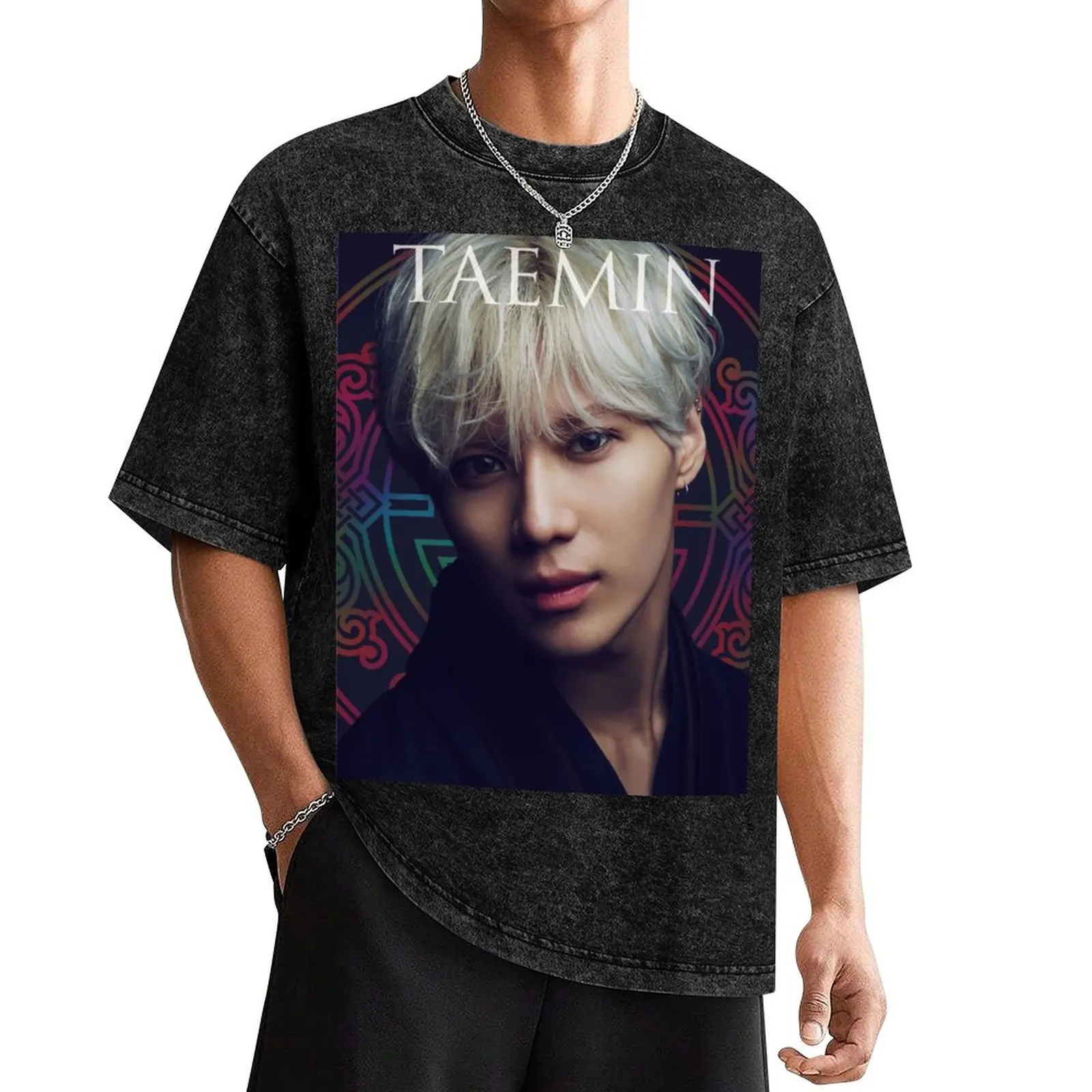 

SHINee TAEMIN SAYONARA HITORI T-Shirt oversize t-shirts man street wear vintage t shirts mens graphic t-shirts funny
