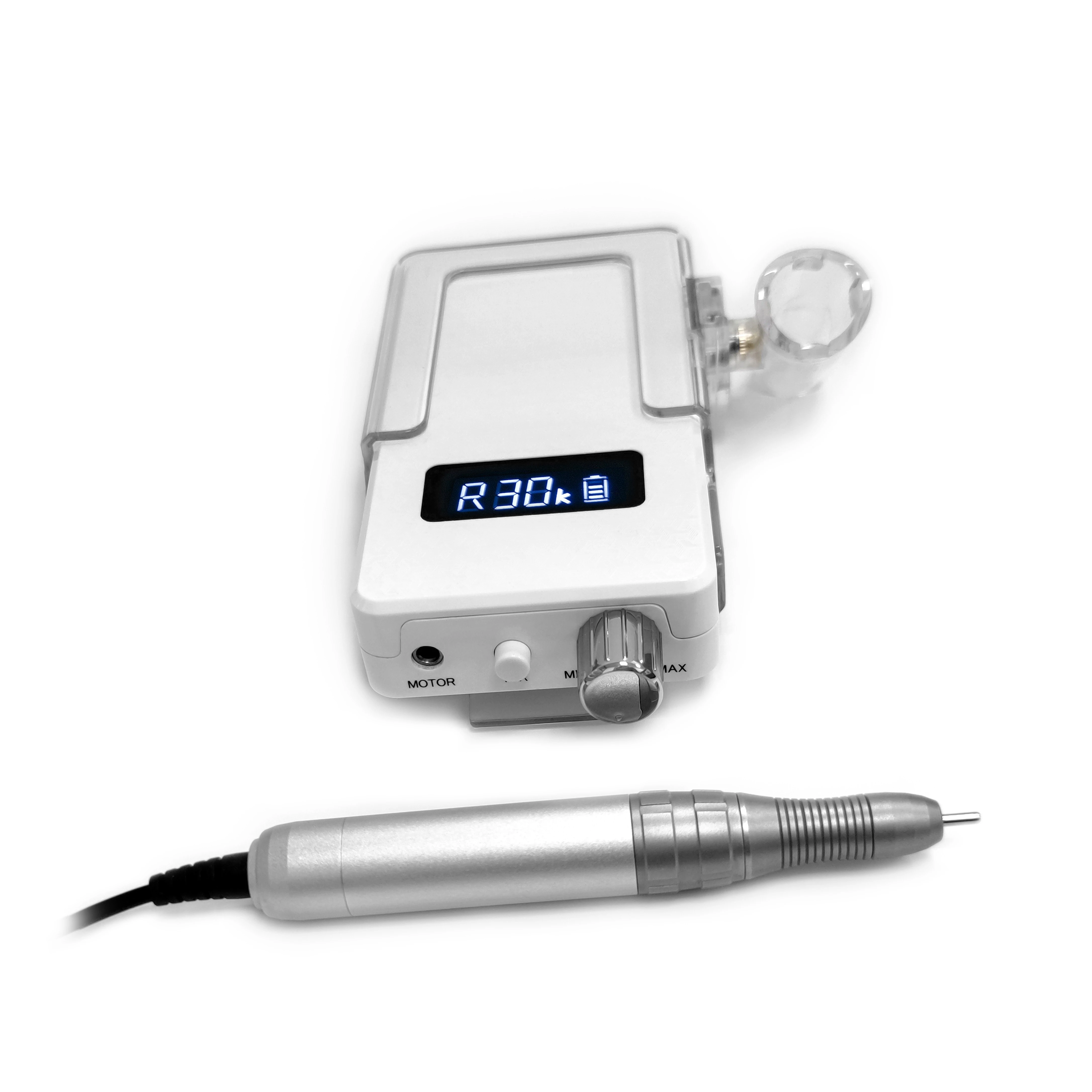 

STLF Renhe Профессиональный аккумуляторный высокоскоростной полировщик для ногтей, 30 000 об/мин