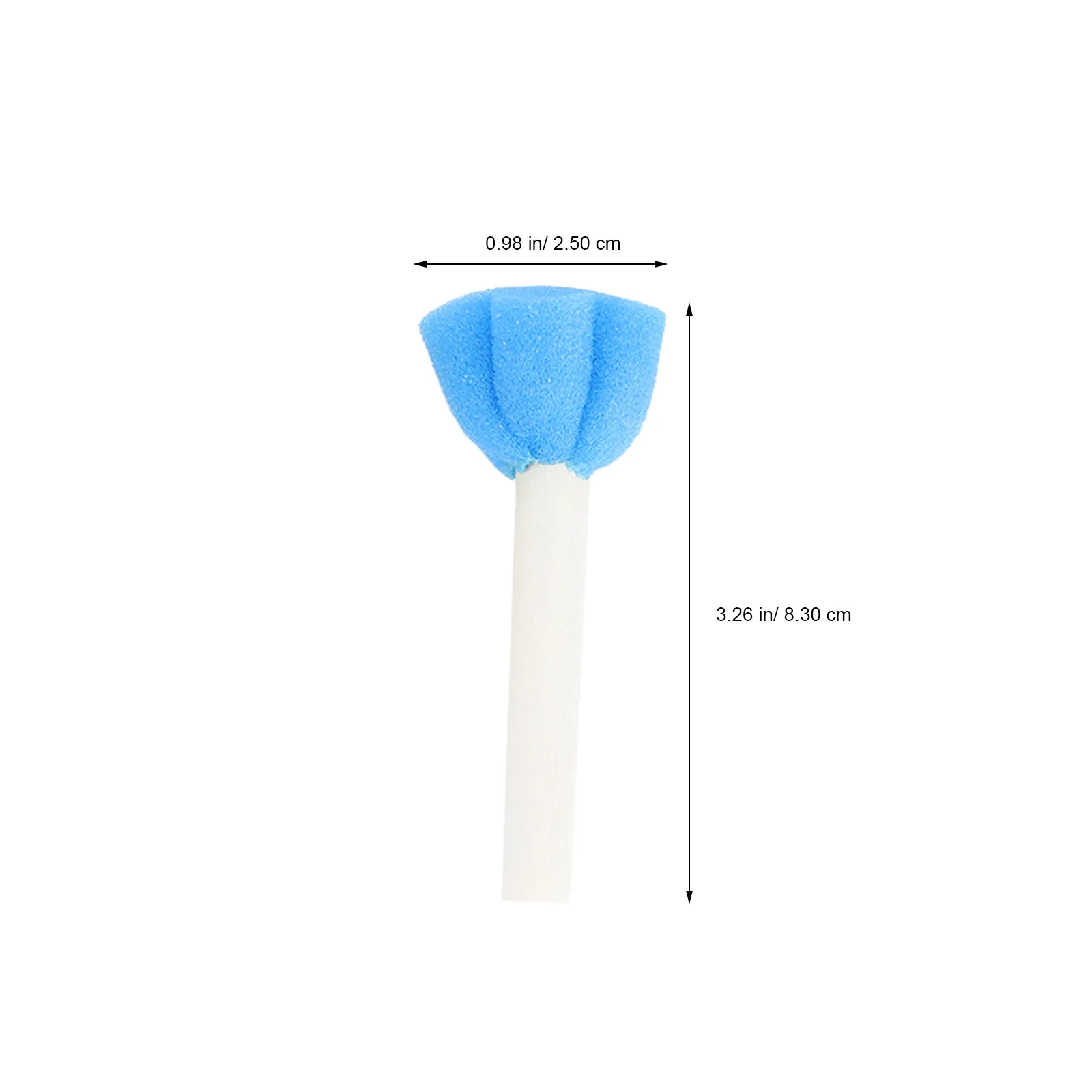 15Pcs Mini Flower Shaped Sponge Brushes Kids Art Painting Tools Handle Design Prevents Dirty Hands Absorbent Stippler Set