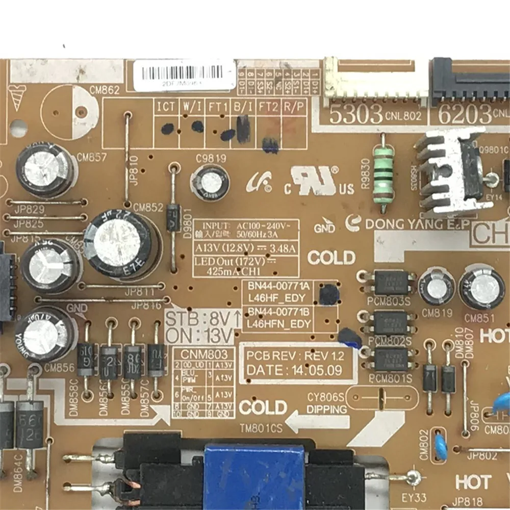 BN44-00771A L46HF_EDY Power Supply Card for TV Original Power Supply Board BN44 00771A L46HF EDY Professional Power Board