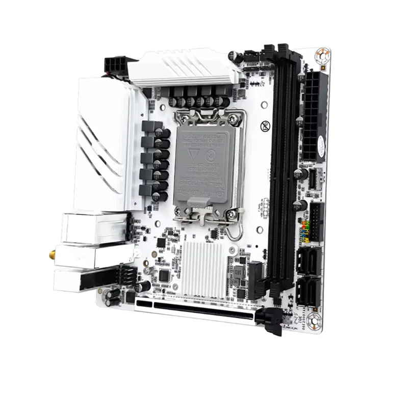 Imagem -02 - Placa-mãe para Jginyue B760i Lga 1700 Suporta Memória Intel Core i3 i5 i7 i9 12th 13th Ddr4 Desktop Itx B760i-gaming