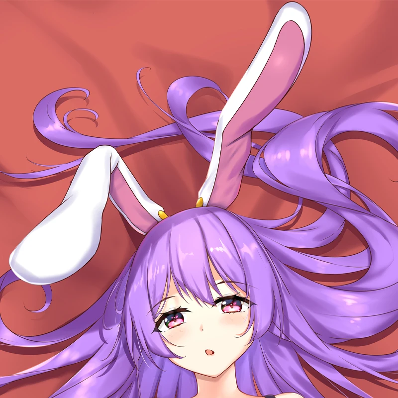 Dakimakura Anime Pillow Case Reisen Udongein Inaba Double-sided Print Of Life-size Body Pillowcase Gifts