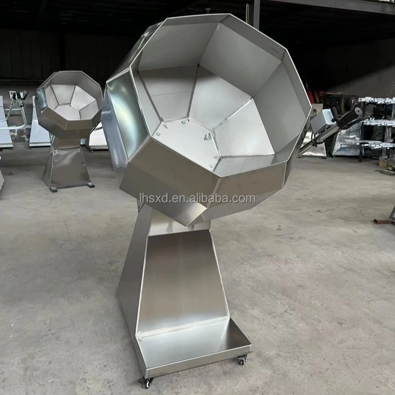 

Automatic Octagonal Shape Seasoning Mixer Machine Drum Fried Food Potato Chips Snacks Seasoning Machine