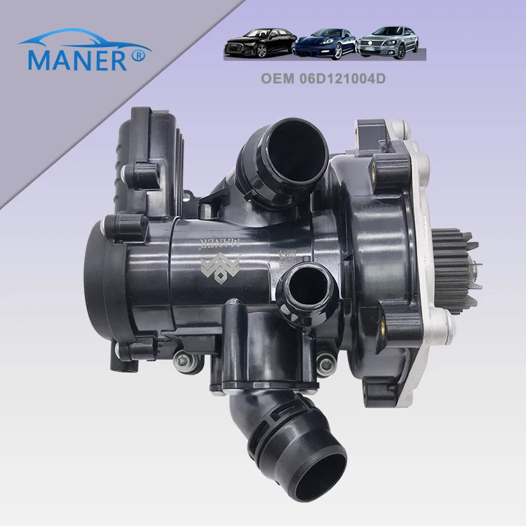 MANER EA888 06L121111 06L121600E engine cooling system hot sell cheap electric water pump thermostat for VW Audi