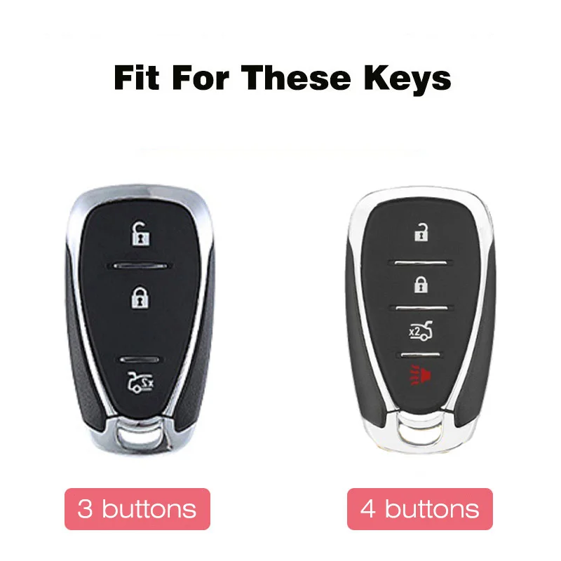 TPU Remote Car Key Case Cover for Chevrolet Onix Equino Orlando Cruze Spark Sonic Camaro Volt Bolt Trax Malibu Blazer Traverse