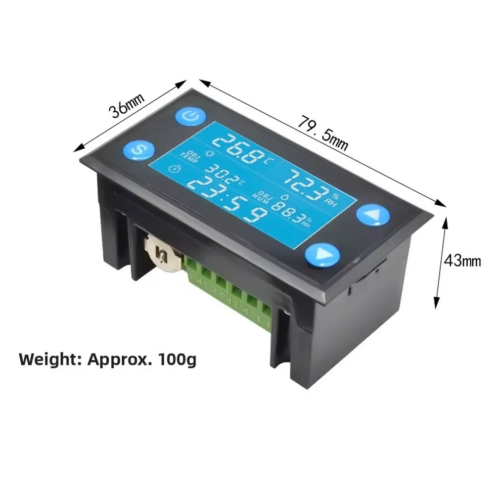Digital Temperature Humidity Controller For Aquarium Reptile Greenhouse With LCD  For Test Measurement Tool Accessory