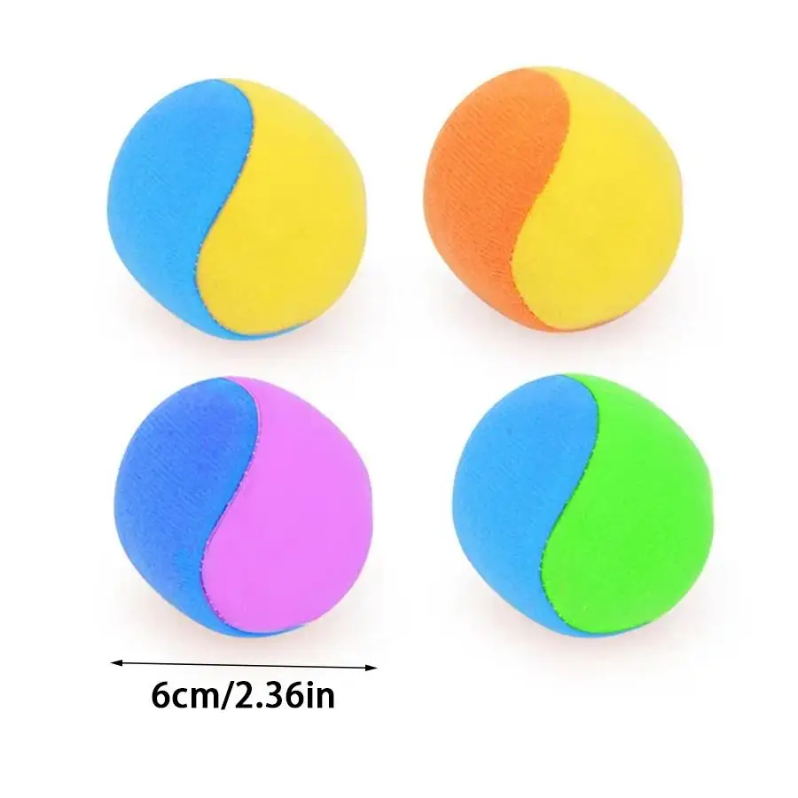 9/12pcs Soft Sticky Ball, PP Cotton Filled Bean Bag Safe Kids Toss Game Toy for Dart Board Kindergarten Sports Training XJM