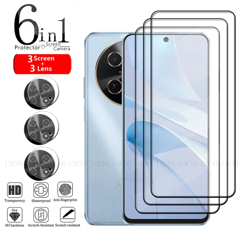 

6-in-1 For Huawei Nova 13i Glass For Huawei Nova 13i Tempered Glass Full Cover Glue Screen Protector Huawei Nova 13i Lens Glass