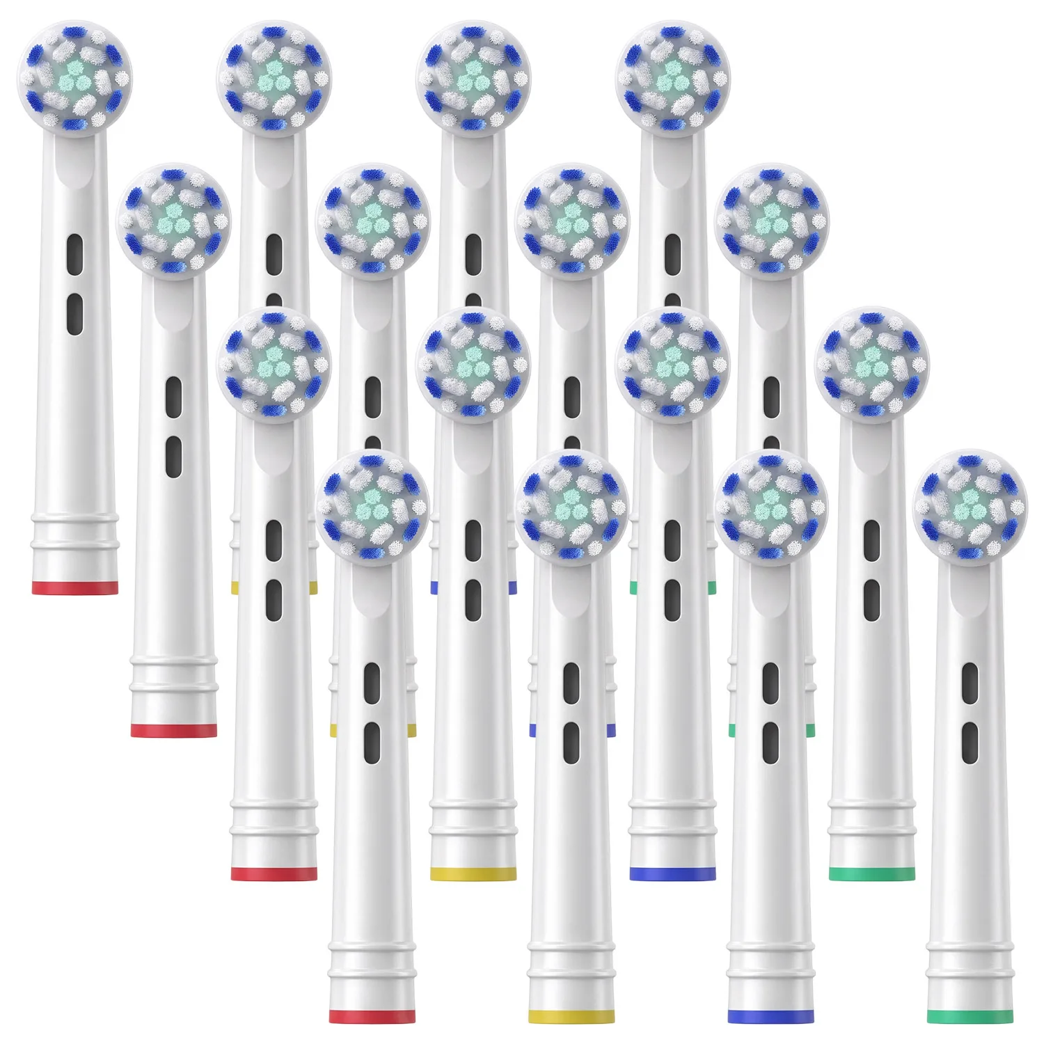Replacement Brush Heads Compatible with Oral-OLB Electric Toothbrush Extra Soft Ultra Fine Bristles for Sensitive Gums4/8/12/16