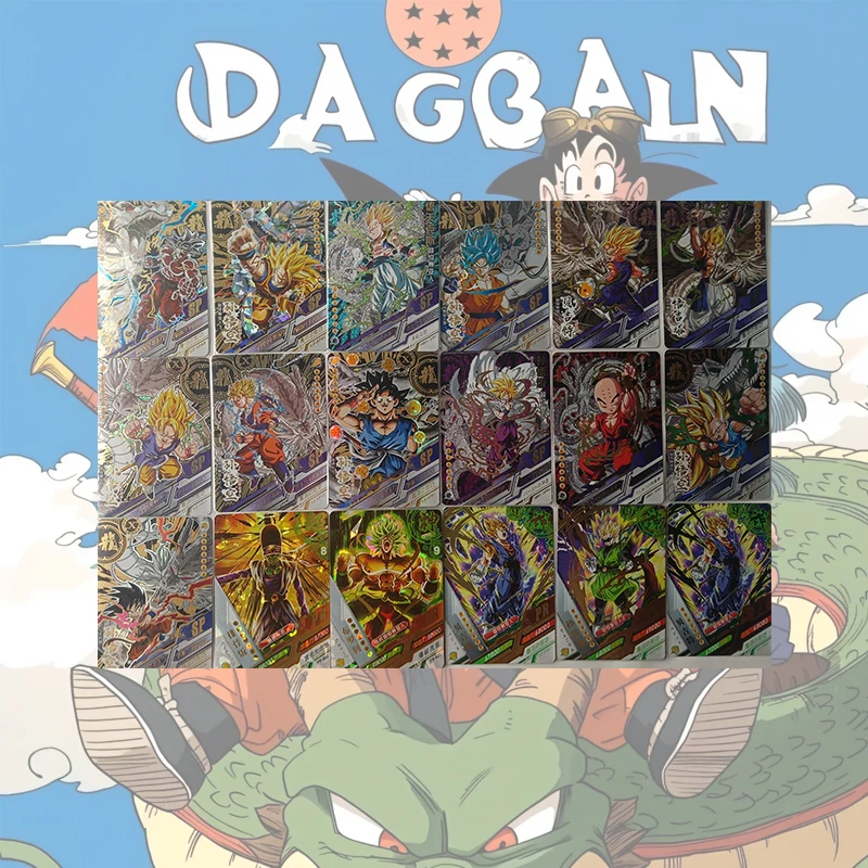 Japanese Anime Dragon Ball CP PR SP Cards characters Android 18 Son Goku Vegeta Iv Cell Broli Vegetto Gogeta Collectible Cards