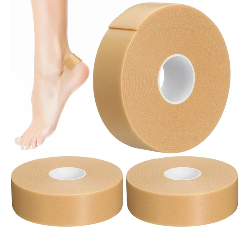 

1 Roll Self-Adhesive Blister Prevention Tapes Heel Sticker for High Heels Anti-Slip Anti-Wear Foot Pad for Shoes Heel Grip Tapes
