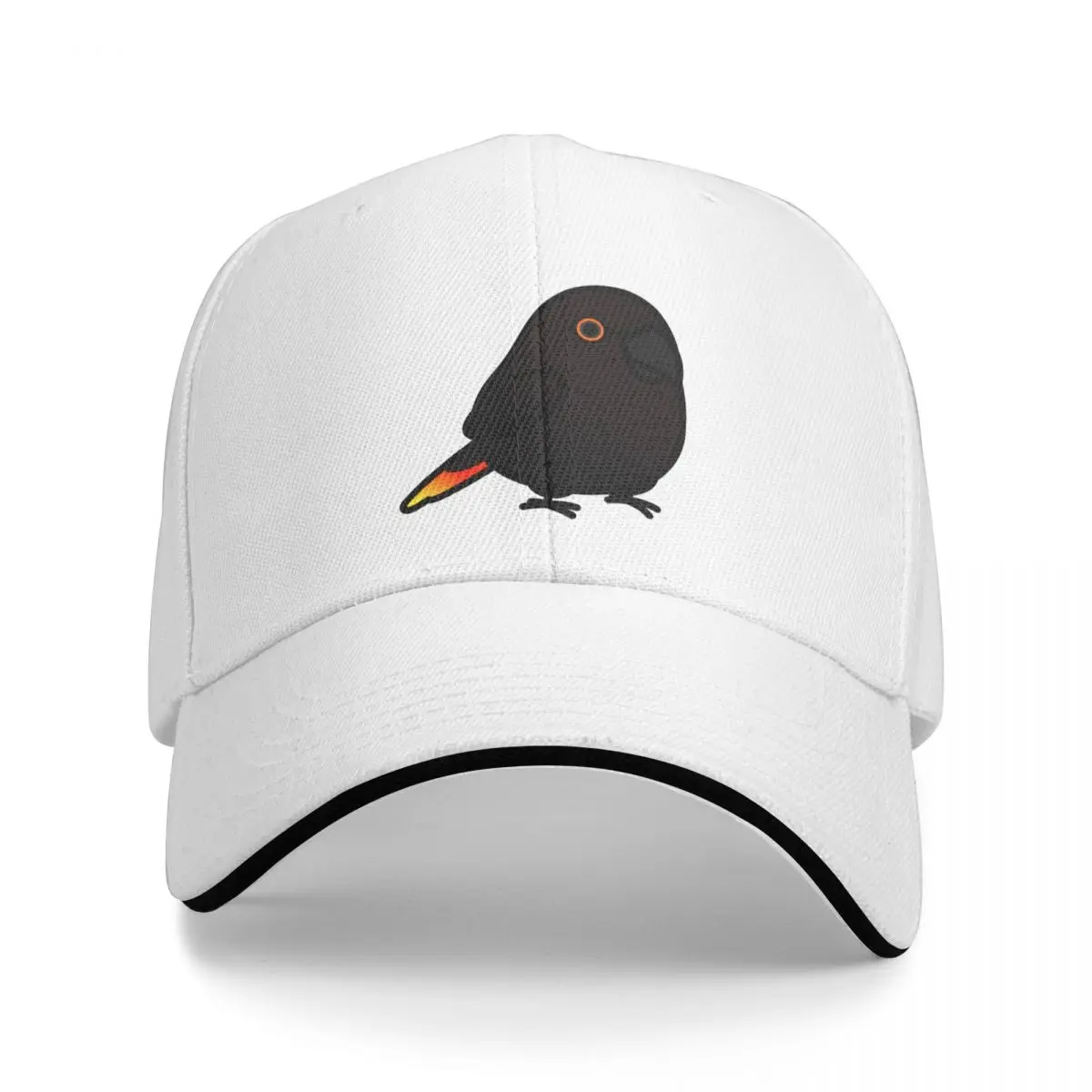 

Chubby Black Lory Lorikeet Cap Baseball Cap anime Girl's winter hats Men's