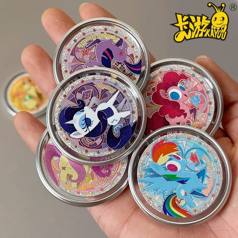 

KAYOU My Little Pony двусторонний значок конфет со звездой Fantasy Edition кулон Коллекционный магнит-сюрприз Рождественский подарок игрушка