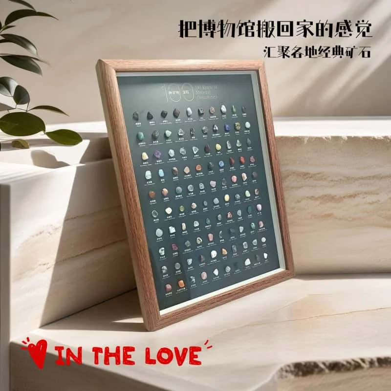 100 قطعة مجموعة العينات المعدنية بلورات طبيعية وأحجار الشفاء مصقولة متعدد الألوان حجر لتزيين المنزل هدية