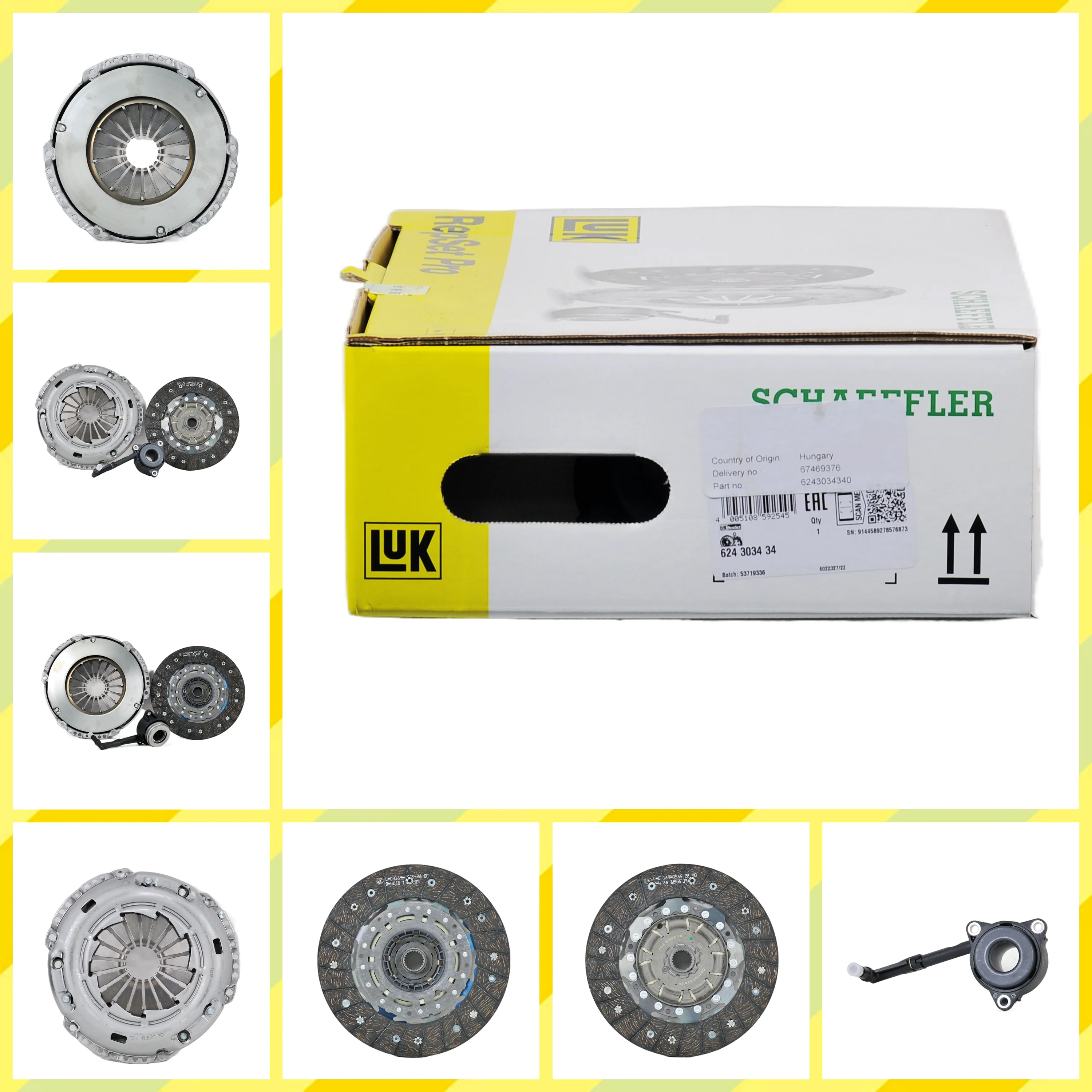 Clutch Set LUK 6243034340 para VW/AUDI: Uma Análise Detalhada e Recomendação