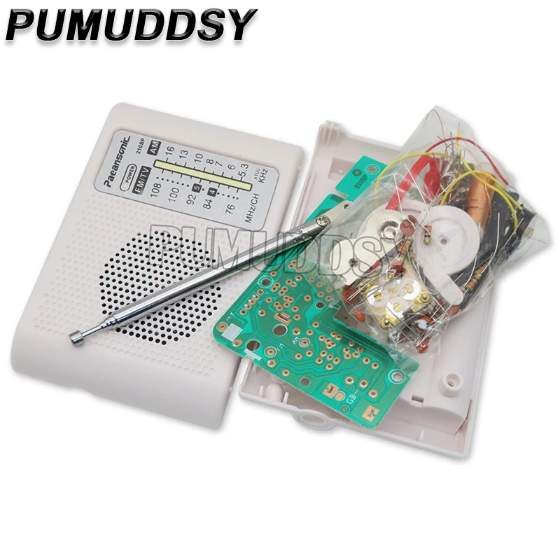 CF210SP CF2102 AM/FM Stereo Radio Kit DIY Electronic Assemble Set Kit For Learner July DropShip DIY Laboratory