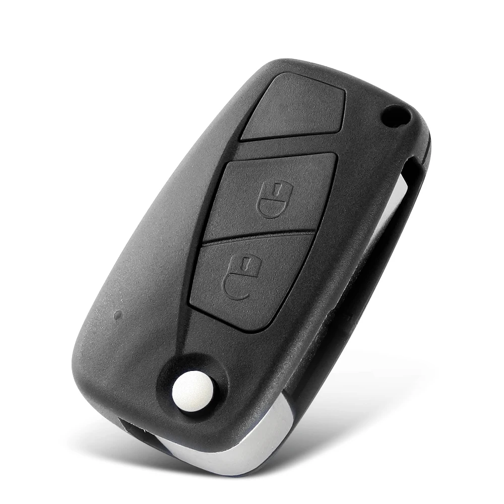 KEYYOU 1PCS 3 Buttons Car Key Shell For Fiat 500 Punto Stilo Ducato Panda Doblo Bravo Folding Remote Control Key Case