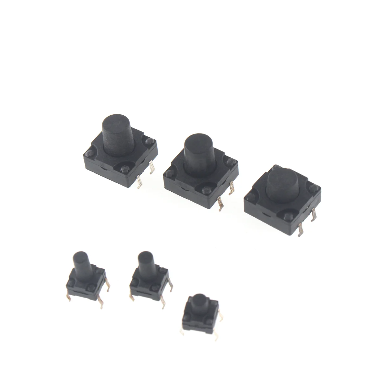 Imagem -02 - Pwb Tátil Mini Botão Interruptor Smd Mergulho 4pin Micro Interruptor 12x12x4.3 mm mm mm mm 6x12 mm 10 Pcs Impermeável