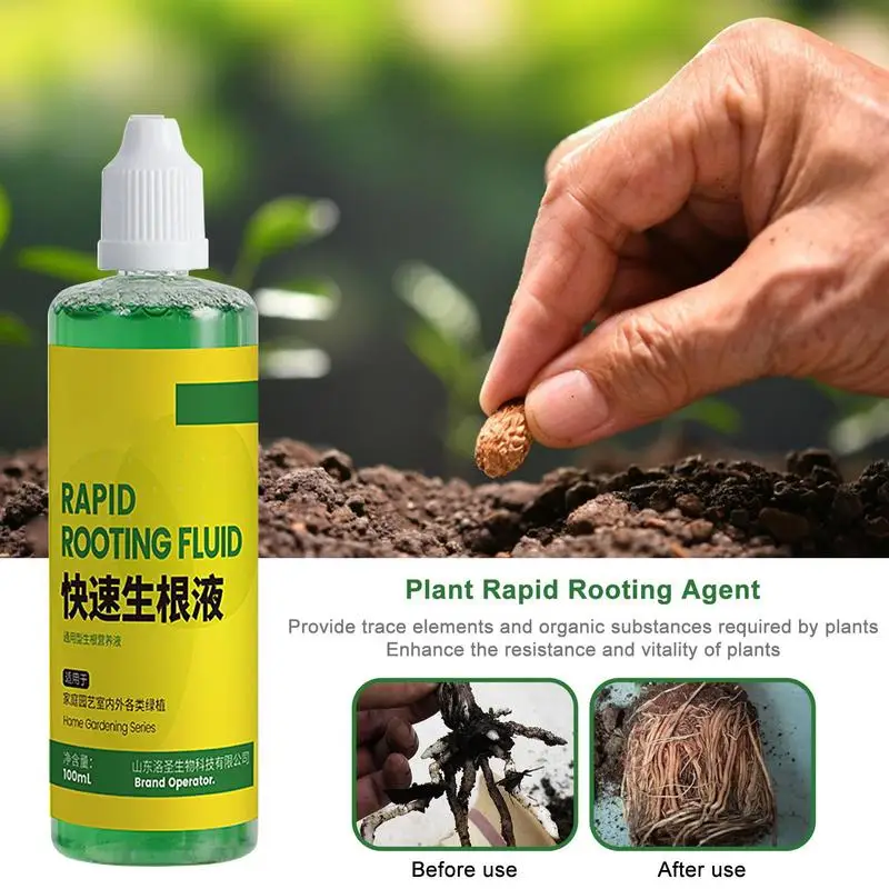 

Plant Growth Enhancer Supplement Rapid Rooting Agent Liquid Nutrient Solution Fast Potting Rooting Plant Nutrient Ferilizer