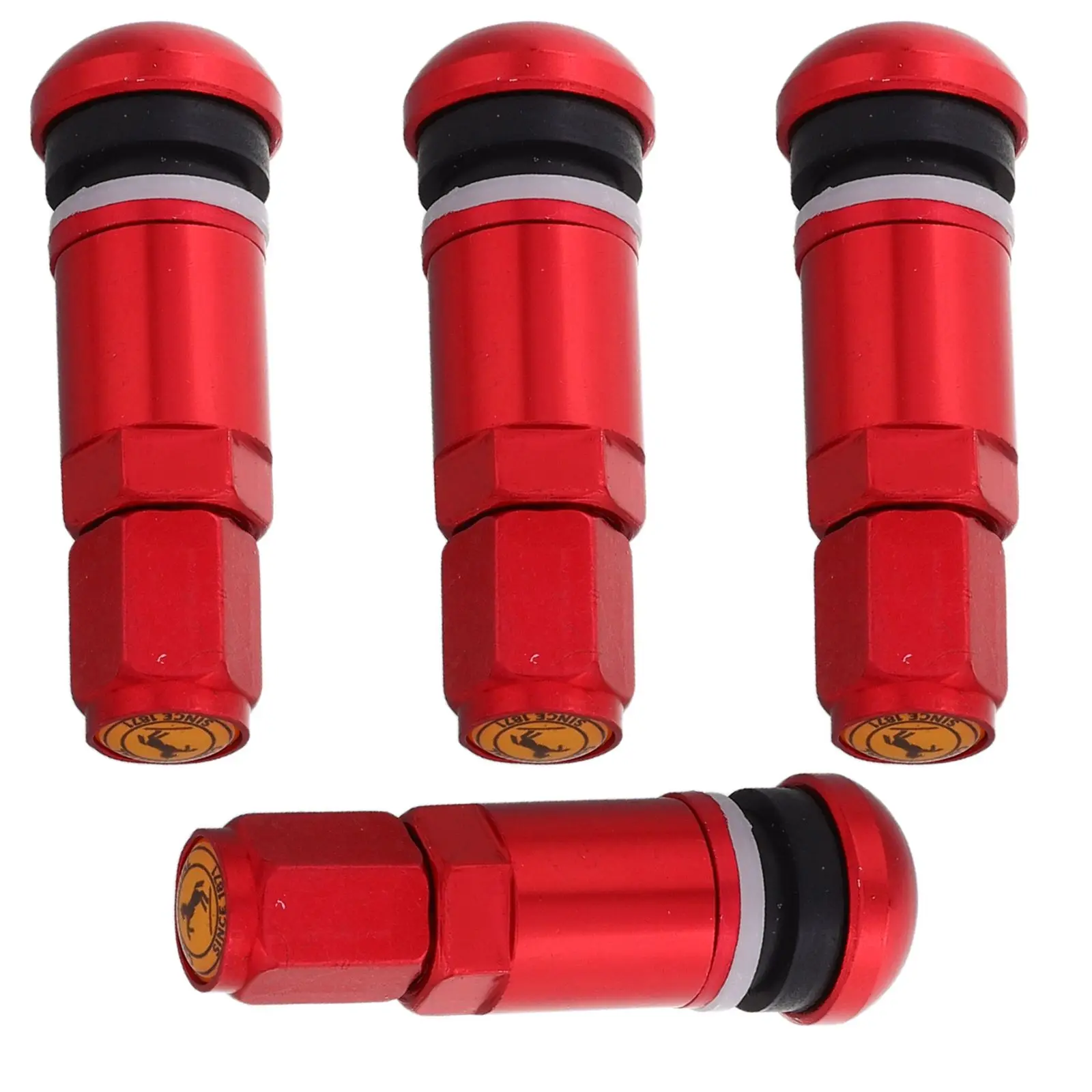 

4Pcs Aluminum Stem Supply Nozzle Motorcycle Auto Tool Cap Air Tire Tubeless Valve Stems Caps Hose Decorative Replacement