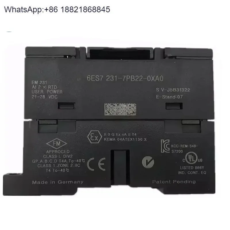 6ES7231-7PB22-0XA0 6ES7 231-7PB22-0XA0 SIMATIC S7-200 Unidade de processamento central inteligente PLC
