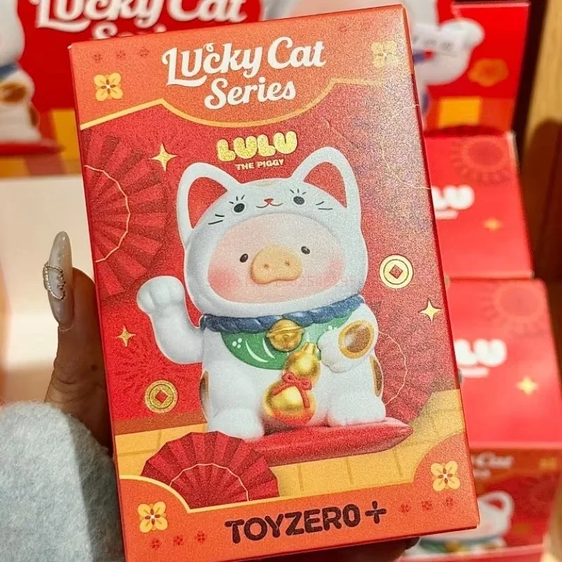 

Genuine Lulu The Piggy Lucky Cat Series Blind Box Money Drawing Desktop Ornament Mystery Box New Year Girl Festival Gift Toy
