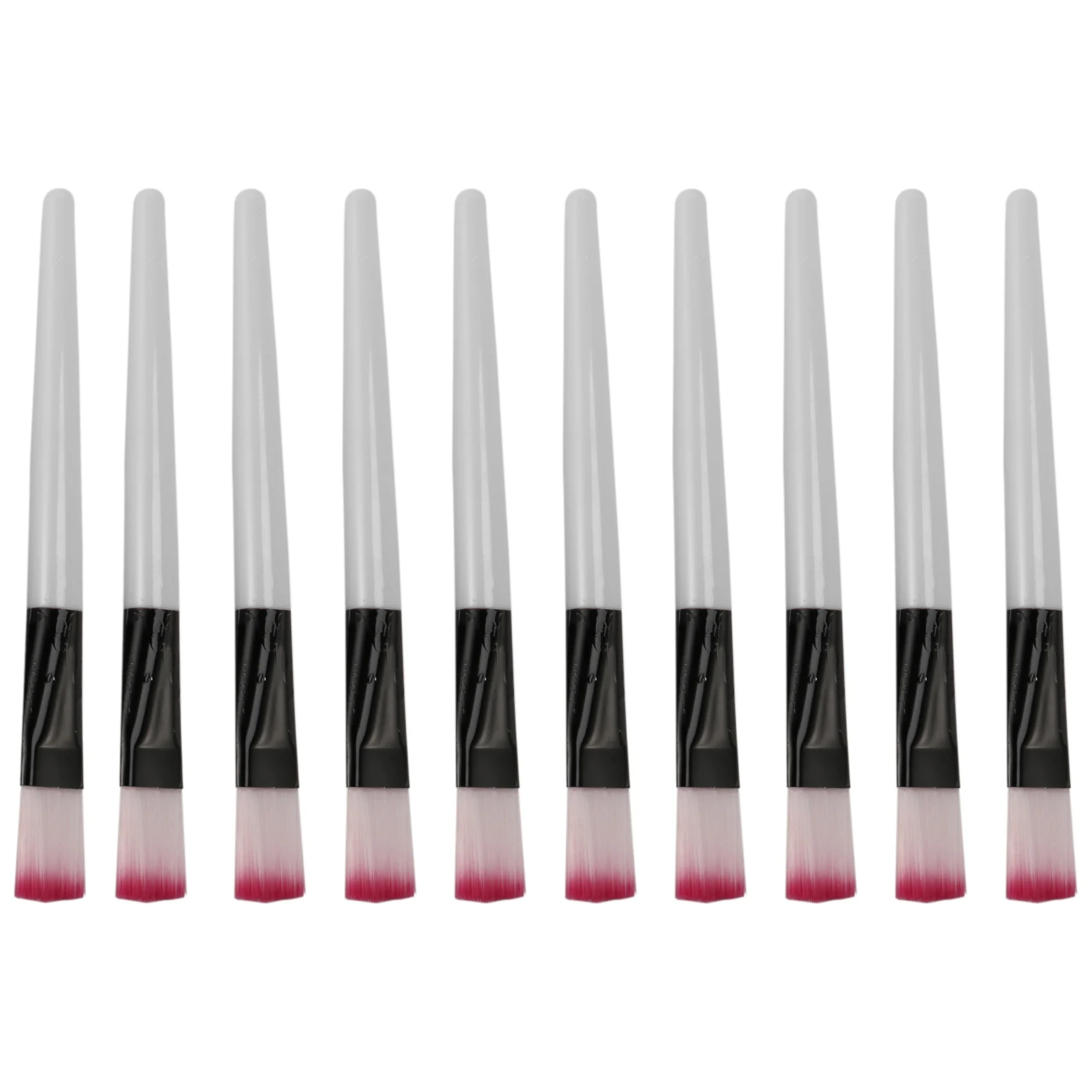 M04K 10 Pcs Pink Brush White Bar Facial Mask Brush Skin Care Makeup Tools