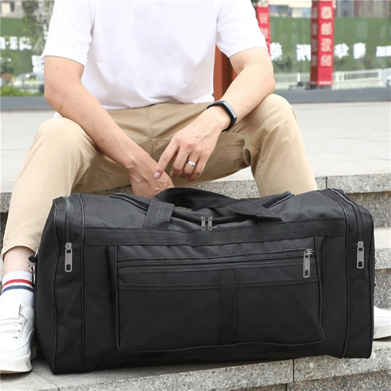 Nylon Travel Duffel Bag Carry On Luggage Bags Men Tote Large Capacity Weekender Gym Sport Holdall Overnight Bags Pouches