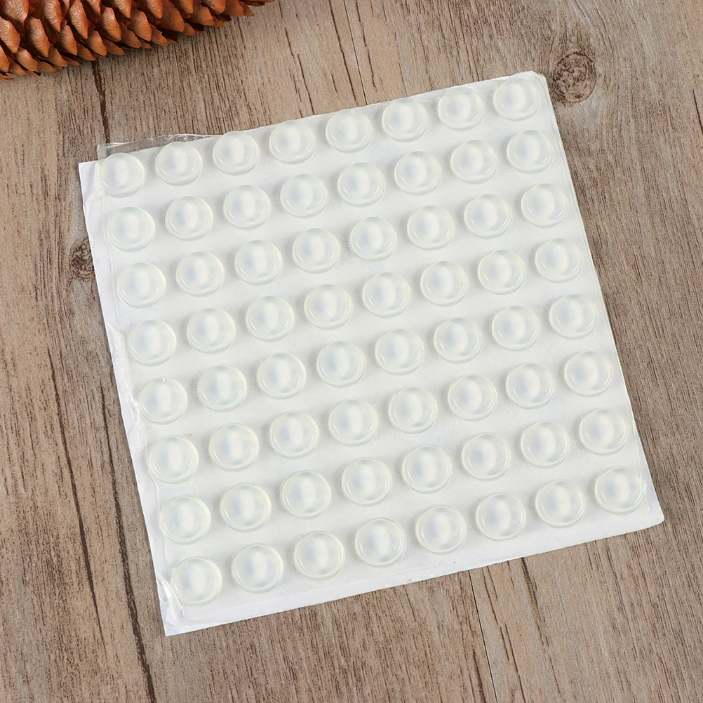 

192pcs Clear Self-Adhesive Door Knob Bumpers 12X4Mm Wall Protectors For Furniture Speakers Electronics Door Stoppers Wall Guard