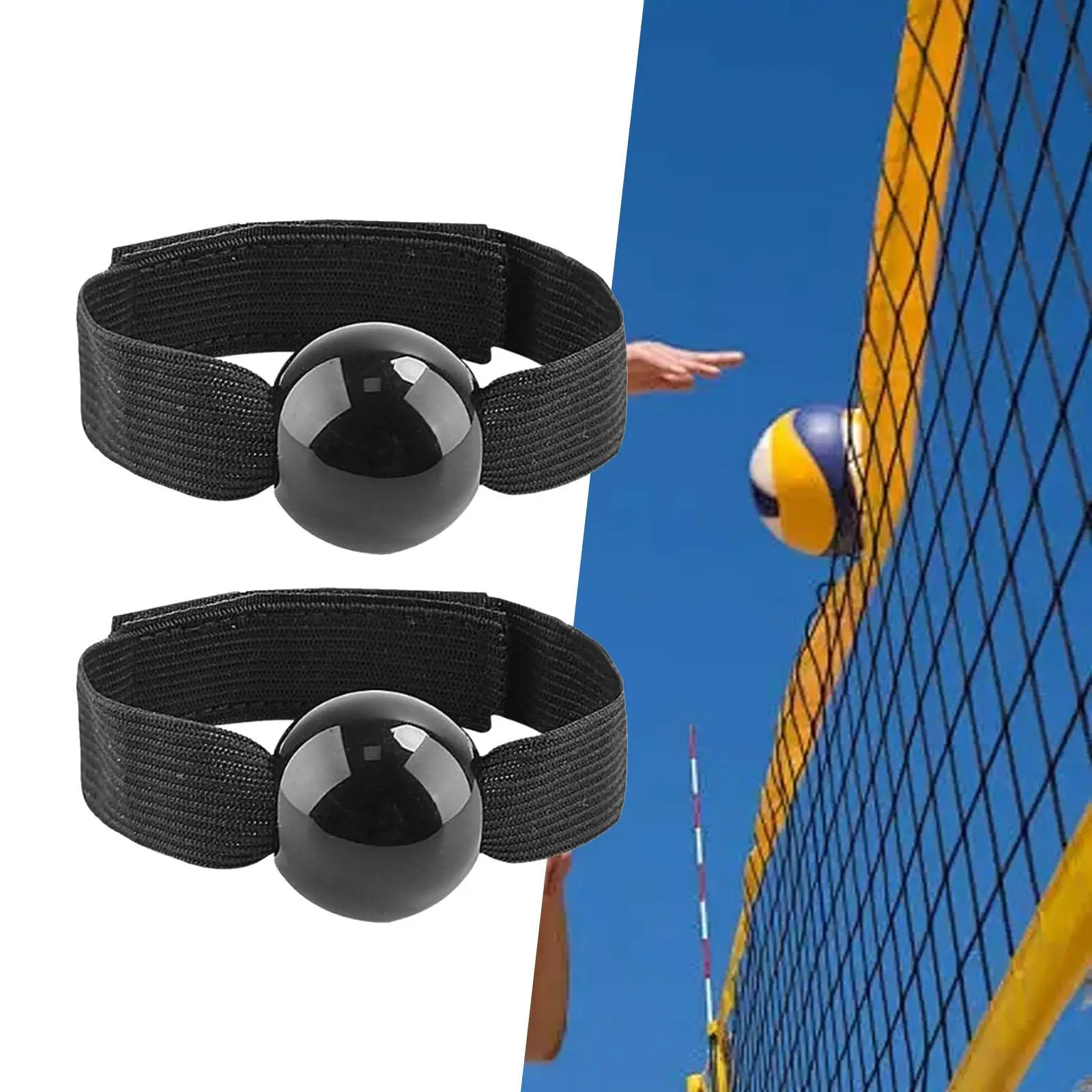 2 Pieces Football Training Pratice Improves Serving Volleyball Training Equipment for Beginners Youth Adult Solo Practice Kids